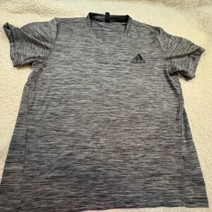Adidas Men's Heathered Gray Tee